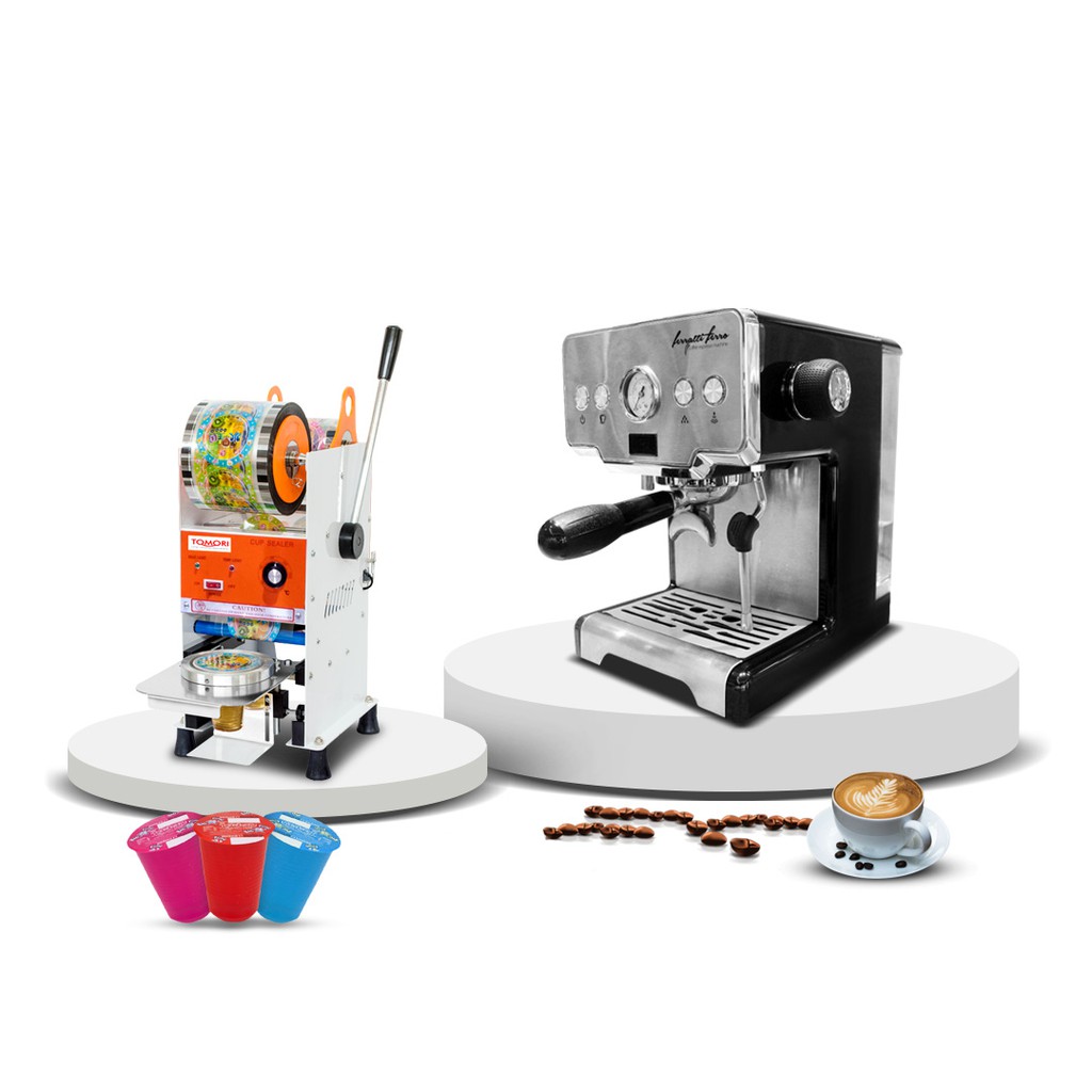 Paket Mesin Kopi Espresso Machine Cup - 6