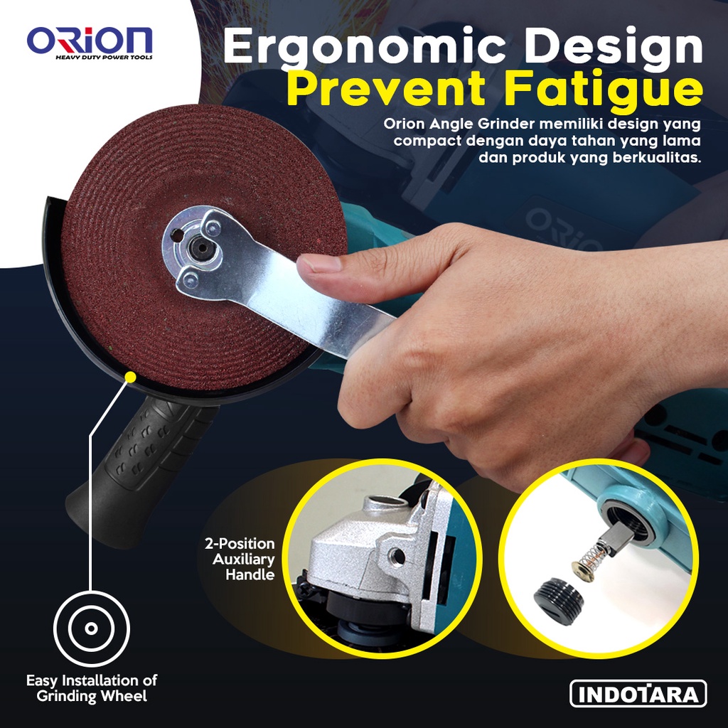 Mesin Gerinda Tangan / Angle Grinder Orion - HG9523