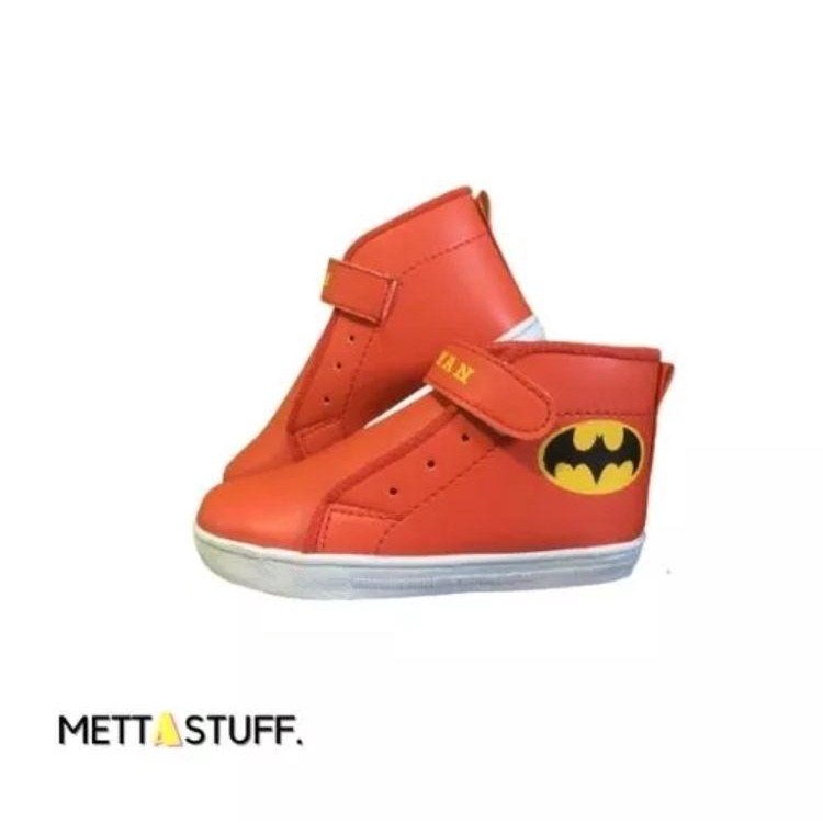 Sepatu Anak Boots Anak Laki-Laki Motif BATMAN
