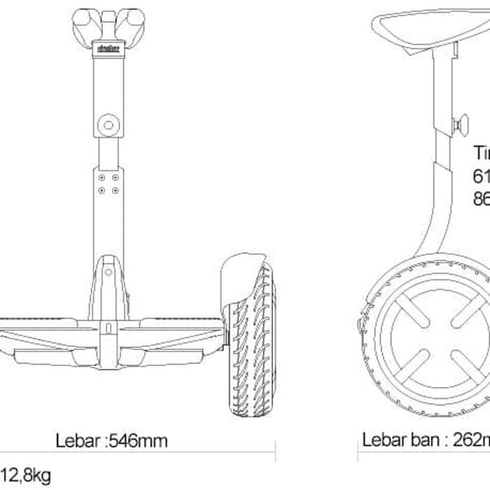 Ninebot Segway MiniPro - 2-wheel Self Balancing Scooter Mini Pro