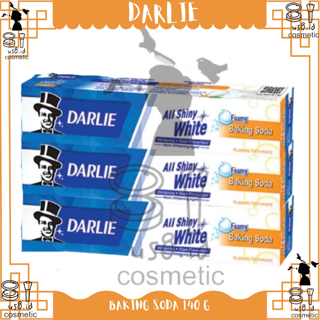 Darlie Toothpaste BAKING SODA 140gr / LIME MINT / CHARCOAL CLEAN / ALL SHINY WHITE 140g 175gr 225gr