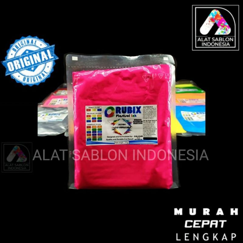 

TINTA SABLON RUBIX HC PLASTISOL FLO MAGENTA HIGH COVERAGE 200GR