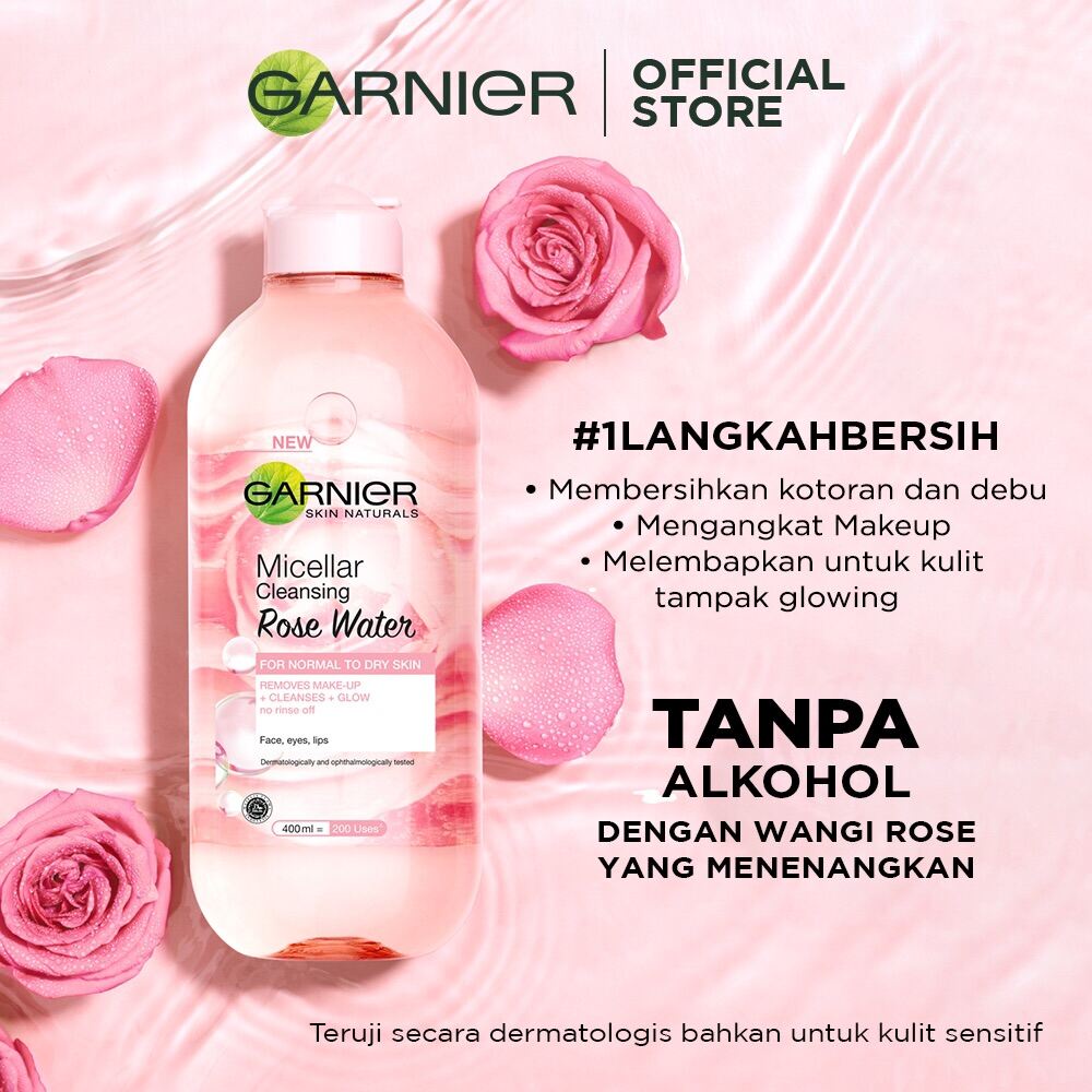 GARNIER MICELLAR CLEANSING ROSE WATER 125ML