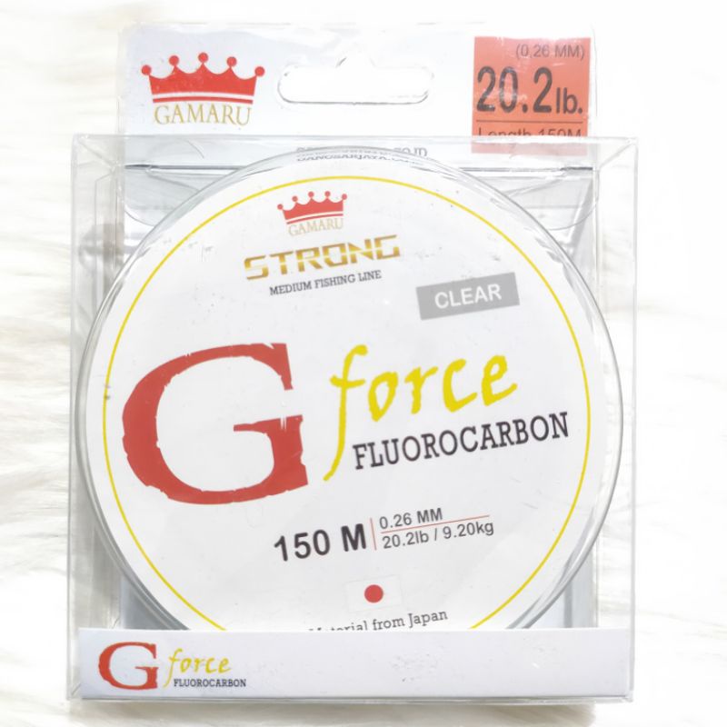 SENAR / SHOCKLEADER GAMARU G-FORCE FLUOROCARBON (Color CLEAR)