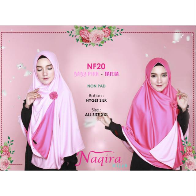 Naqira Hijab NF20 (Baby Pink-Fanta)