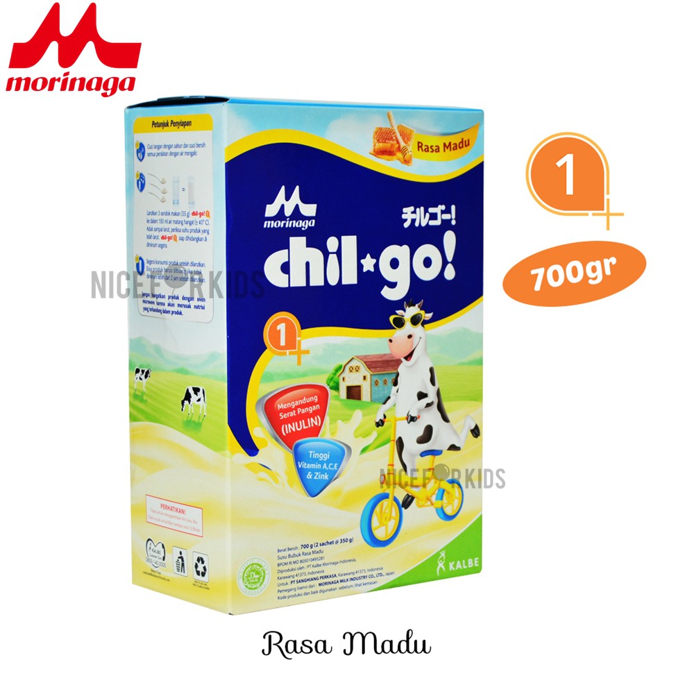 Susu Morinaga Chil Go Powder 700 Gram Susu Bubuk Formula Pertumbuhan Anak Bayi Chilgo 1 tahun 1+ dan 3 tahun 3+