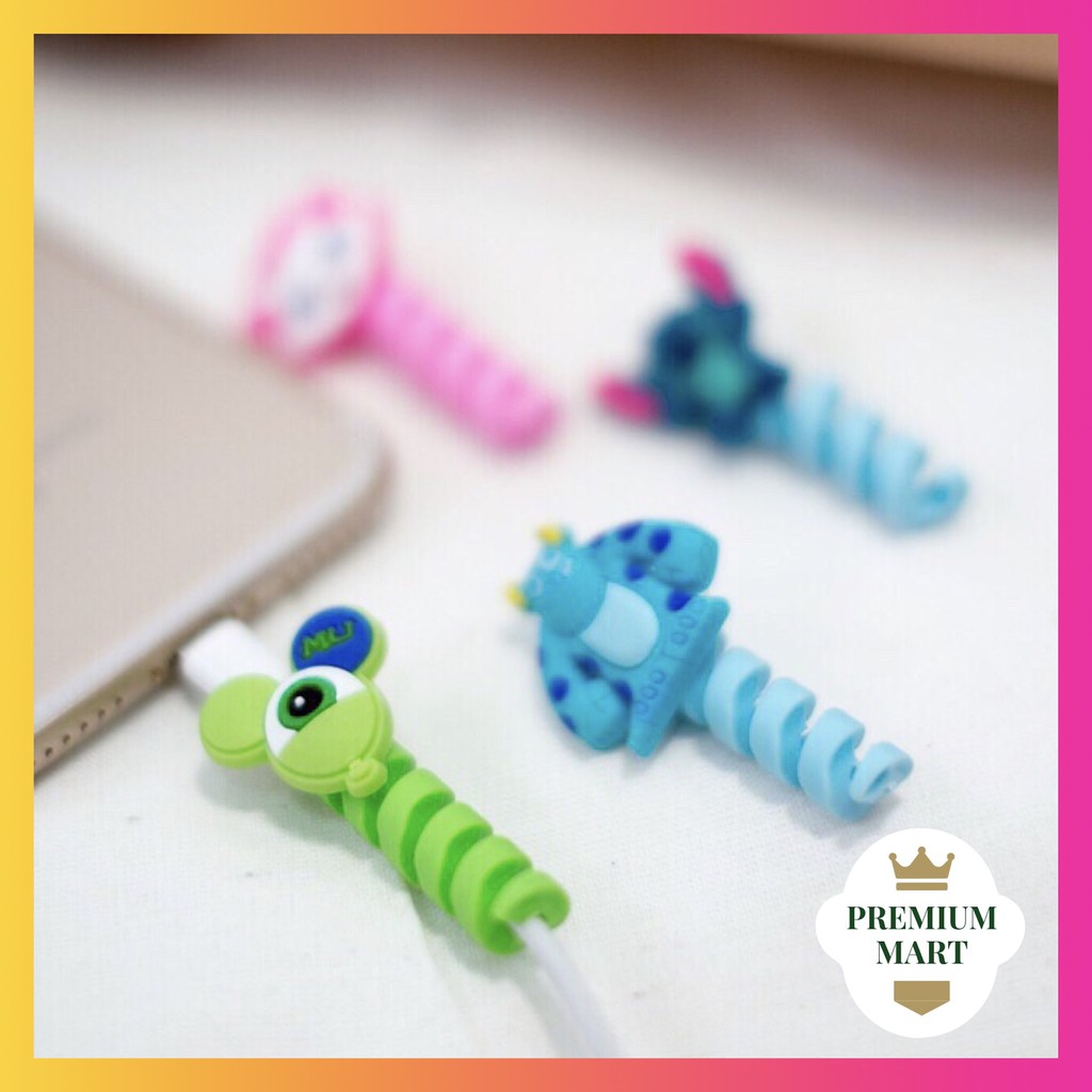 Cable Saver Spiral/ Twist Cable Protector/ Pelindung Ujung Kabel Android Apple - DISNEY