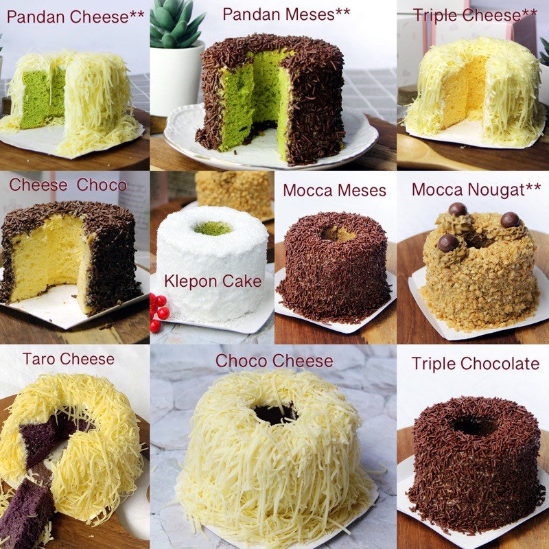 Loyang Bongkar Pasang Loyang Chiffon Mini Press Tanpa Sambung