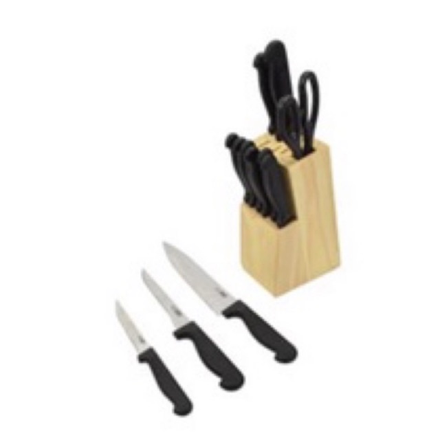 Krischef KNIFE BLOCK SET 13 Pcs Pisau Dapur