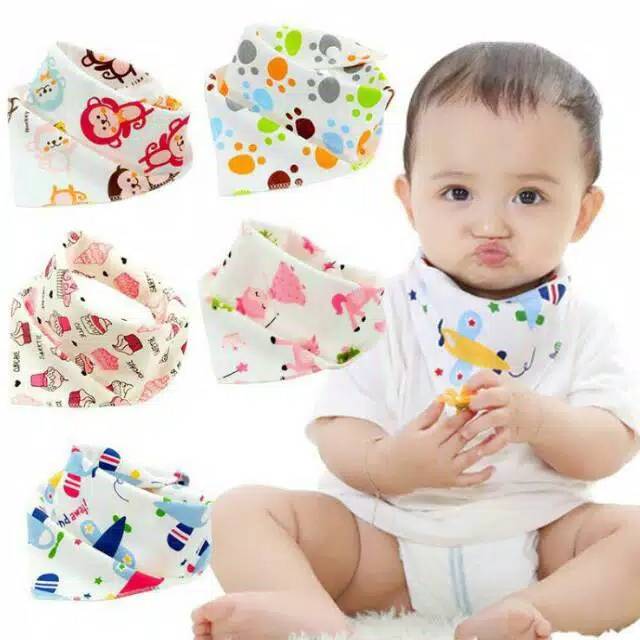 Celemek Bayi Segitiga Slabber Segitiga Model Koboy Lucu Imut Kualitas Import High Quality Murah