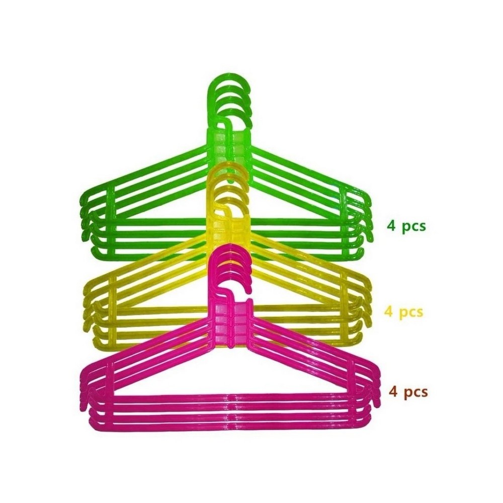 FM - Hanger Pakaian Dewasa Mercury Pelangi - 6 Pcs / Hanger pakaian WARNA BESAR