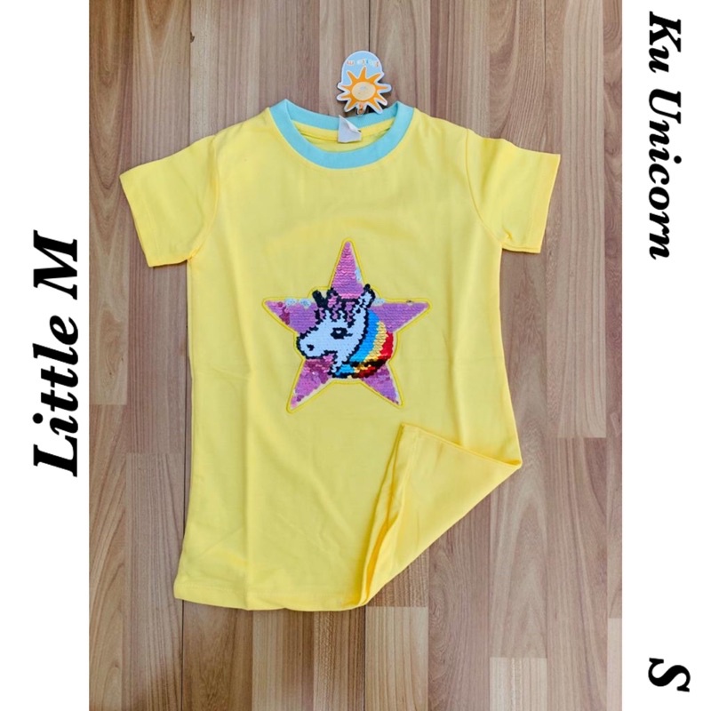 Kaos Anak Little M Size S lucu