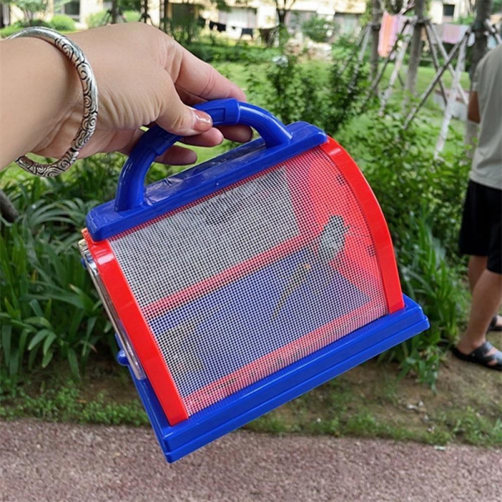 Timekey Mainan Edukasi Anak Model Kotak Serangga Butterfly Habitat Lipat Portable Untuk Outdoor L6T1