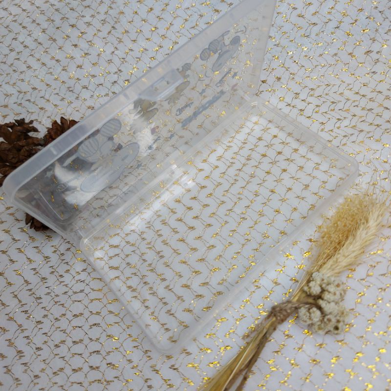 Kotak masker Snoopy mask box Transparan