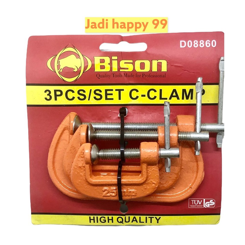 Jual Klem Kayu C Pcs Merk Bison Klem C Clam C Catok C Clamp C G Clamp Clamp