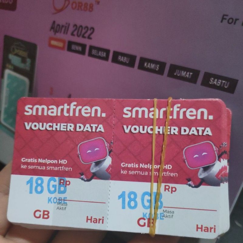 Voucher Smartfren 12GB (18GB) Unlimited Nonstop