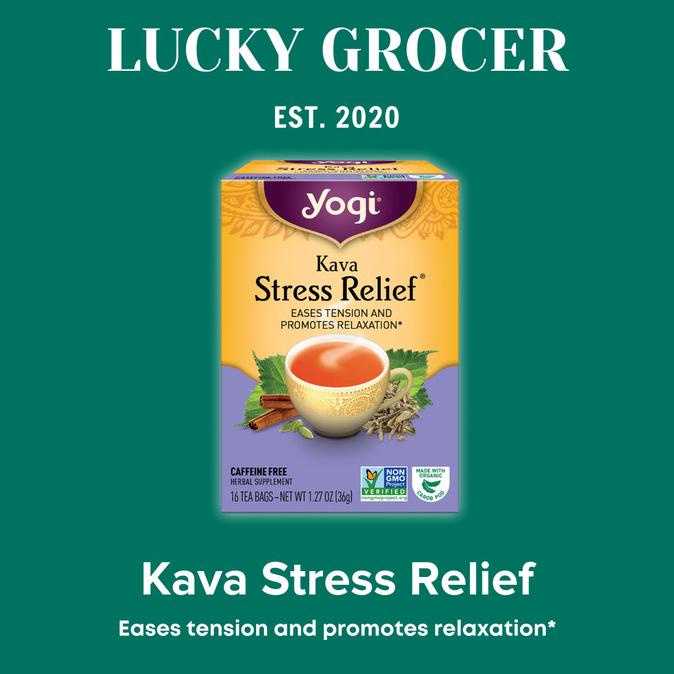 

[[COD]] Yogi Tea Kava Stress Relief Tea Teh Organik Herbal Sehat Caffeine Free