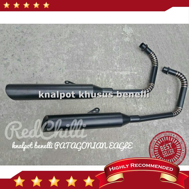 Termurah Knalpot Benelli Patagonian Eagle 250 - Knalpot Benelli PE 250 Black