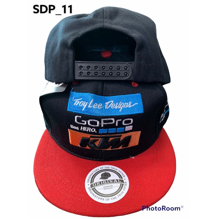 Topi Snapback Trucker KTM Motorcross Premium/ Topi Hip Hop Distro Murah/ Snapback Racing Full Bordir Best Seller Dewasa