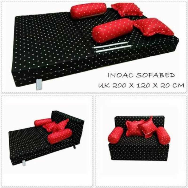 SOFABED INOAC 200x120x20 GARANSI 10TH ORI