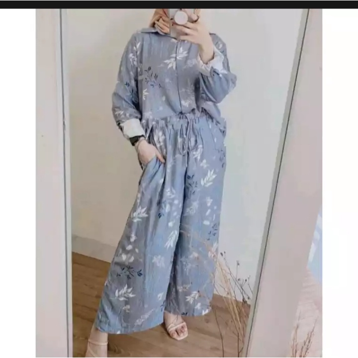 SETELAN ZULIA CELANA KULOT | SETELAN KEKINIAN 2021 | SETELAN BERKUALITAS |SETELAN WANITA TERBARU| ON