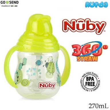 NUBY 360 SOFT FLEX FLIP-IT STRAW NB159