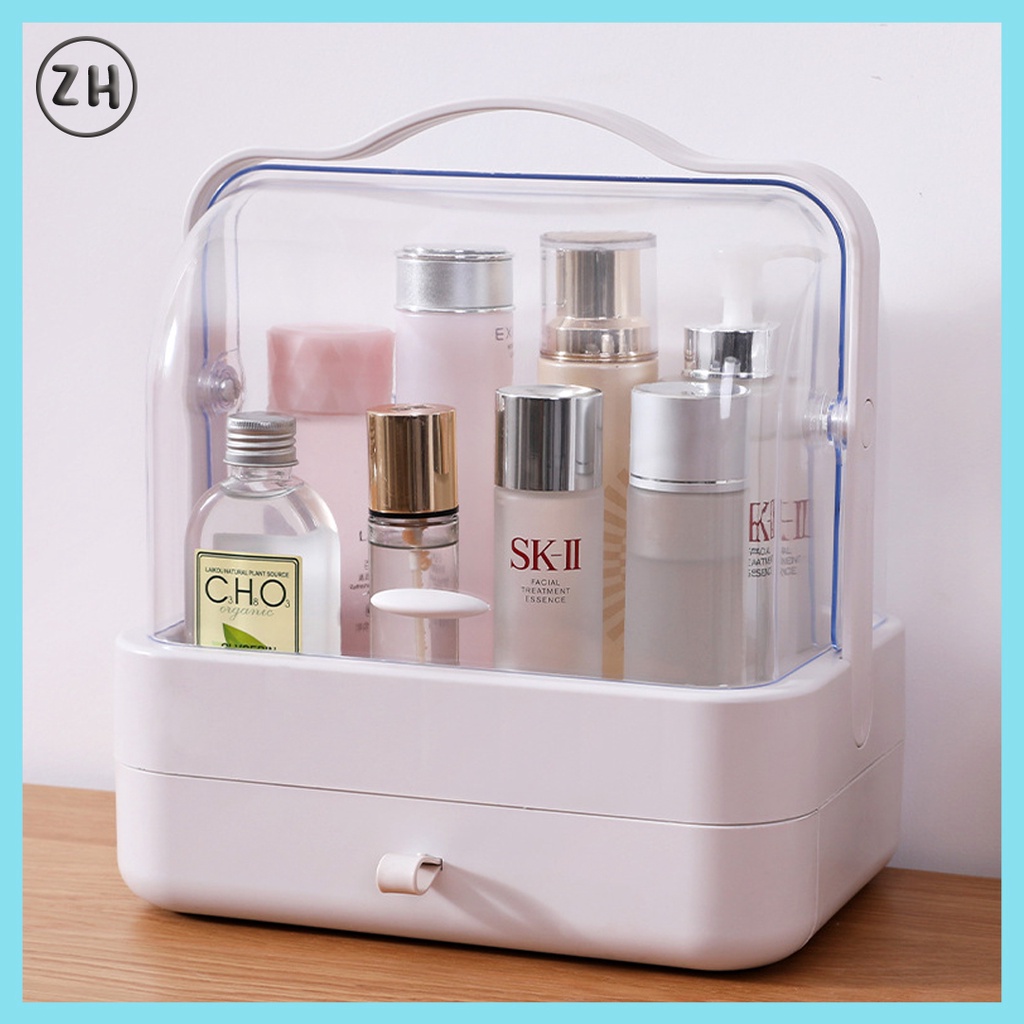 Rak Kosmetik Drawer Rak Kosmetik Jinjing Storage Box Organizer Tempat Penyimpanan Kosmetik Kotak Makeup/Cosmetics Storage Box/Laci&amp;Tempat Make Up/Rak Kosmetik Kotak Makeup