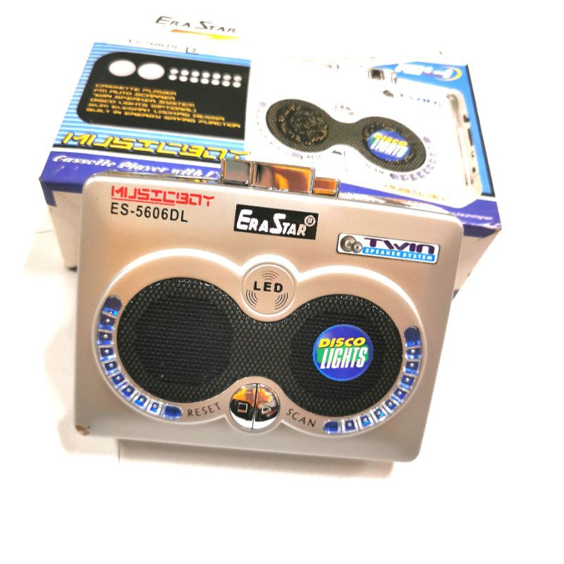 Jual VINTAGE WALKMAN ERASTAR ERA STAR ES 5606 DL MURAH JADUL RADIO AM