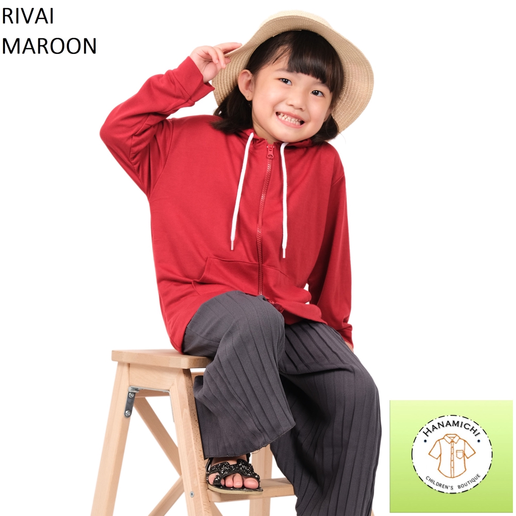 Hanamichi RIVAI Baju Hoodie Anak Lengan Panjang