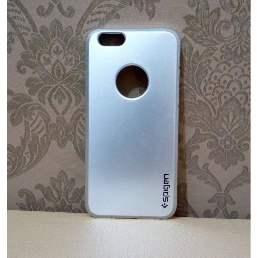 SGP / SPIGEN SHINING TPU ARMOR CASE IPHONE 6 PLUS & 6S PLUS SILVER