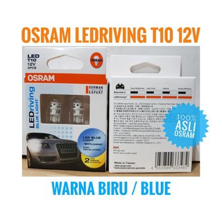  OSRAM  LED T10 W5W Blue Light x2pcs Lampu  Mobil  