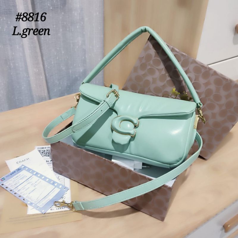 New Arrival Coach Pillow Tabby 26 ivory Shoulder Bag #8816