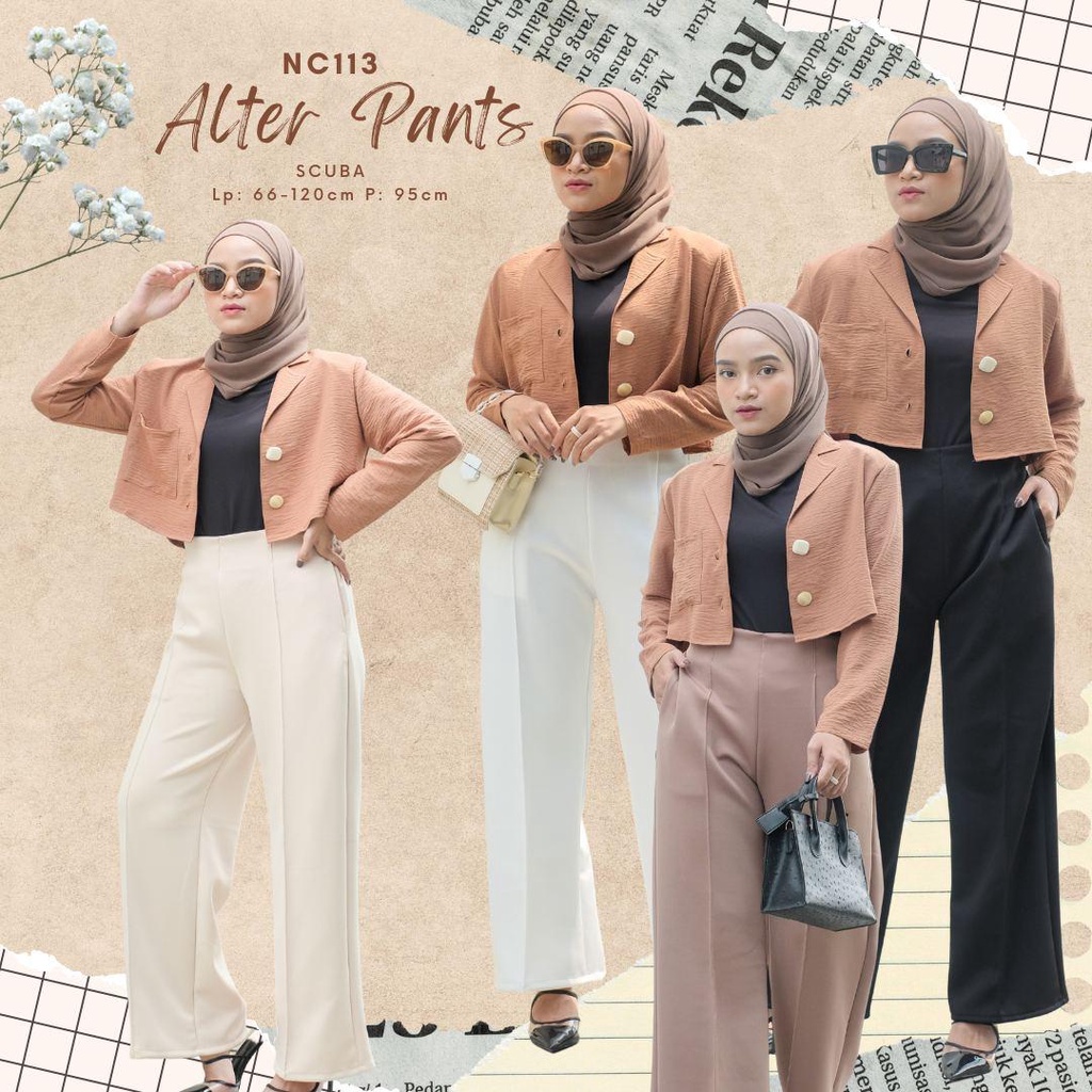 ALTER PANTS / CELANA SCUBA / CELANA WANITA