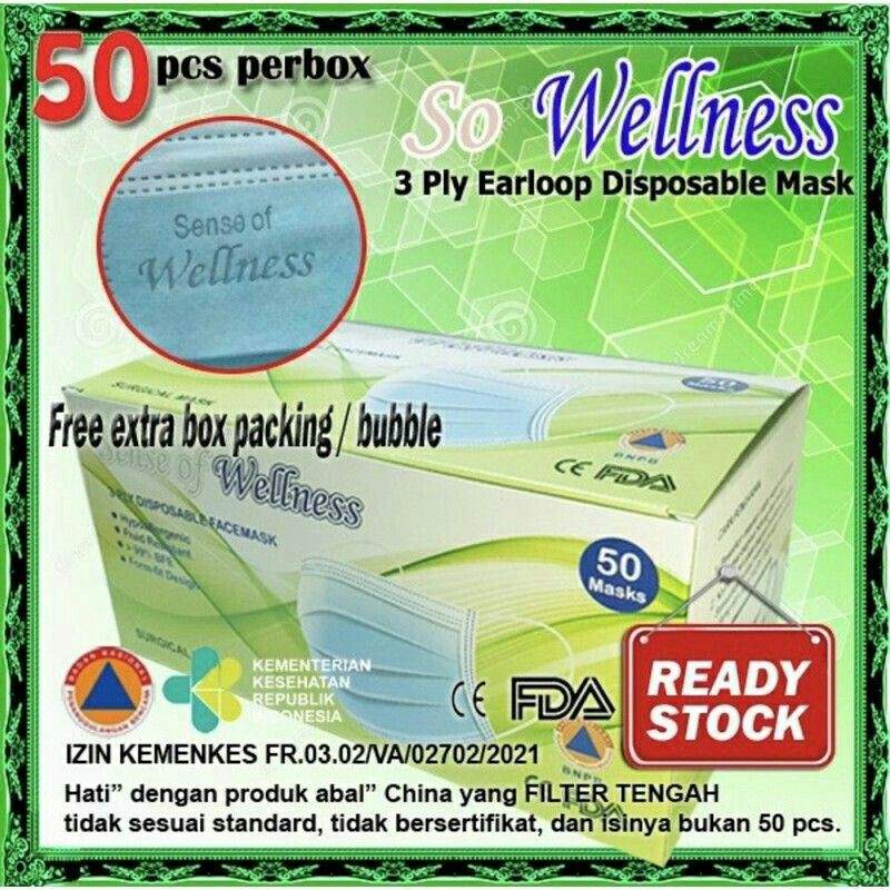 sense of wellness masker 3ply