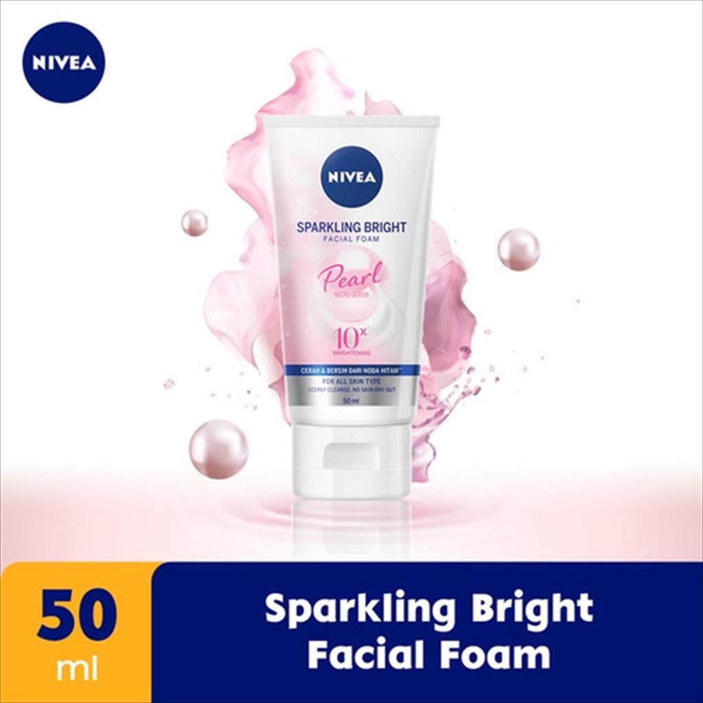 NIVEA VISAGE SPARKLING BRIGHT FACIAL FOAM 50ml