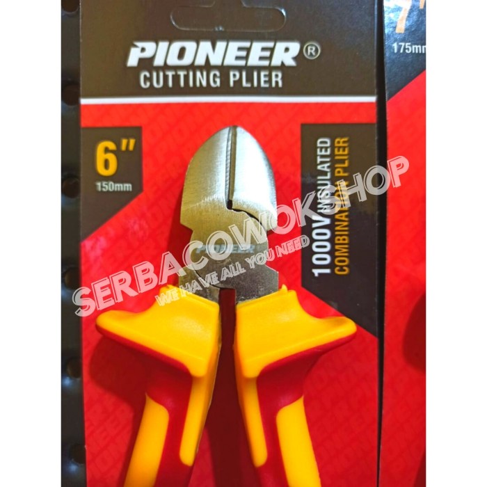 Pioneer Tang Listrik Insulated 1000 Volt Kombinasi-Potong-Lancip Harga SATUAN Termurah Berkualitas