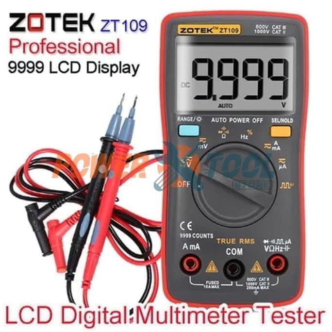 ZOTEK MULTIMETER / AVOMETER DIGITAL / MULTITESTER DIGITAL (ZT109)