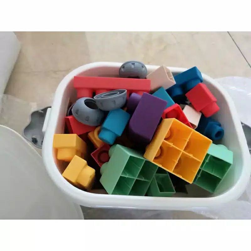 soft stacking blocks - baby stacking toys - balok bayi