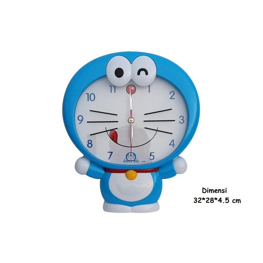 Jam Dinding Full Body Doraemon DE-5164