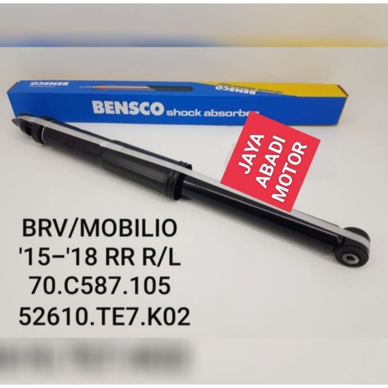 SHOCK BREAKER BELAKANG HONDA BRIO MOBILIO THN 2015-2018 BENSCO