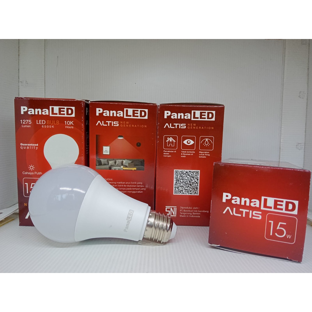 PANALED ALTIS LED Lampu Bohlam Bulb 15w / 15 watt E27 220V Putih 6500K