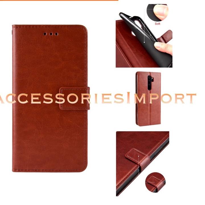HigH quality₧ Leather Case Xiaomi Redmi Note 4/ Note 4X/ Note 5a/ Note 5/ Note 5pro/ Flipcover Case Dompet Hp Bahan Kulit KD64