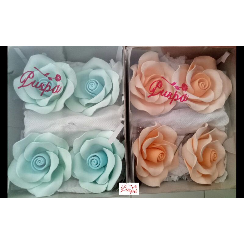 

(457/PRBL) Gumpaste Flower Sugar Flower/Bunga Gumpaste Rose