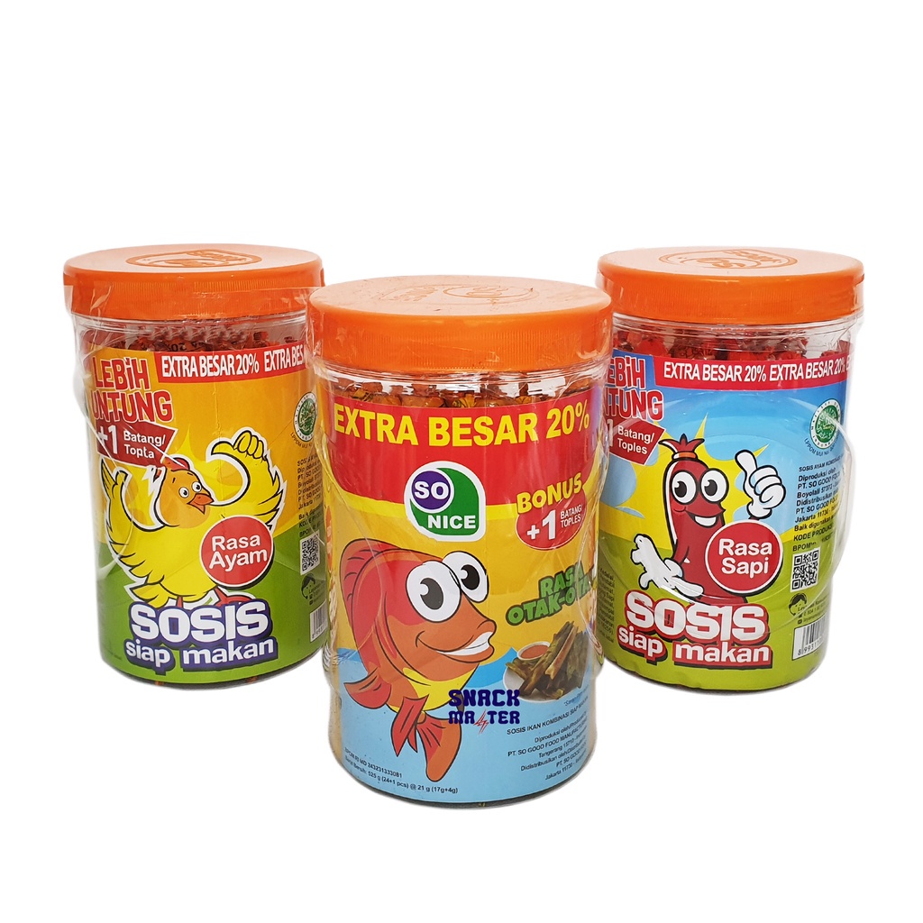 Sosis So Nice Toples Rasa Sapi Ayam Isi 25 Original Termurah