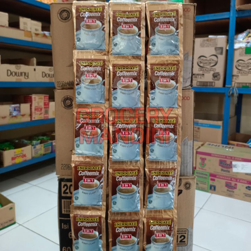 

Kopi Indocafe Coffeemix 3 in 1 ( 1 Renceng x 10 Pcs x 20 gr )