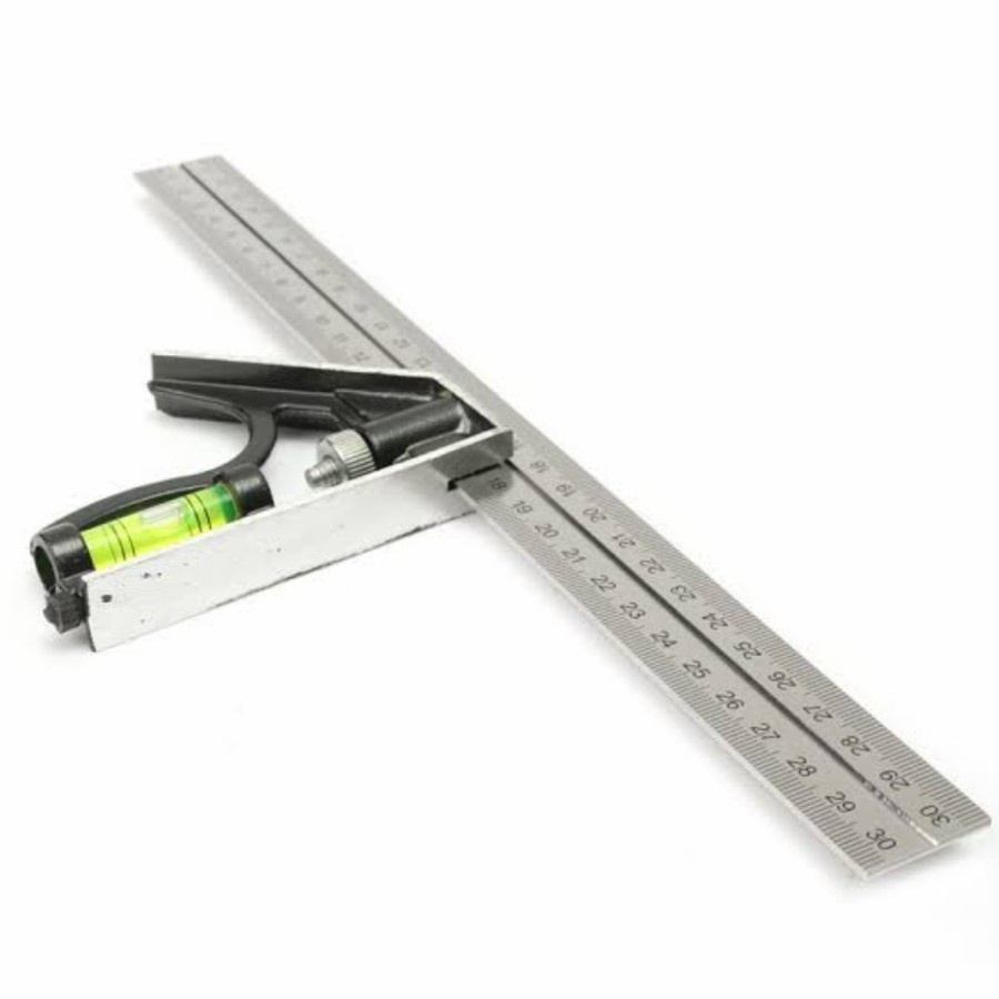 

WATER PASS SIKU 12" - penggaris leter L + WATER PAS