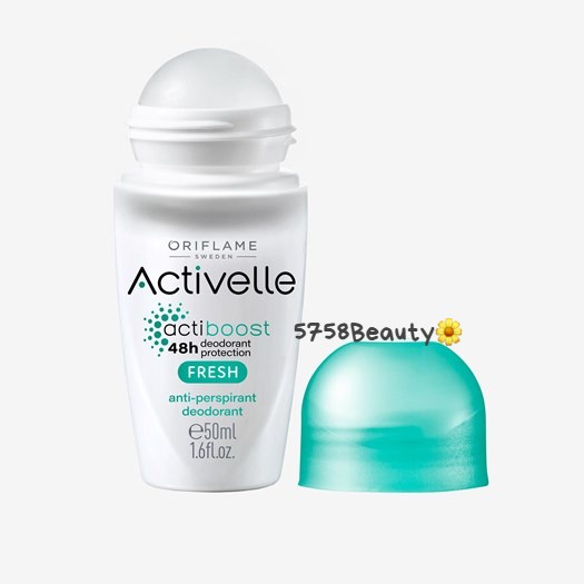 TS 33140 Hijau Roll On {Activ-elle}Fresh Deodorant deodoran