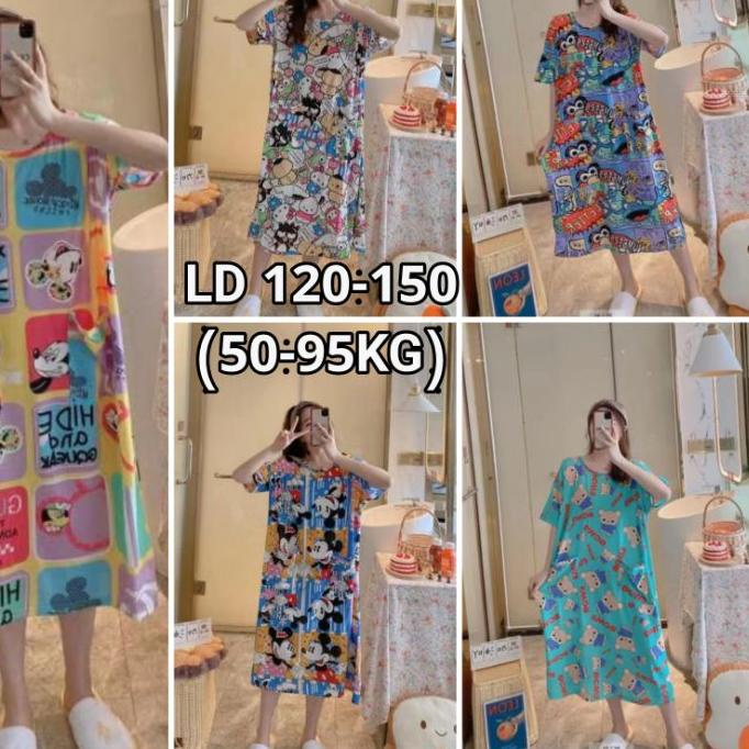 ➩ New Daster Jumbo Import/ Baju Tidur Wanita Murah / Daster Wanita Jumbo Import ✴