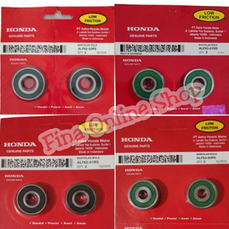 Laher AHM Bearing Ball Lahar (Bantalan Bola) Honda ALF 6201 6300 6203 6301 6004