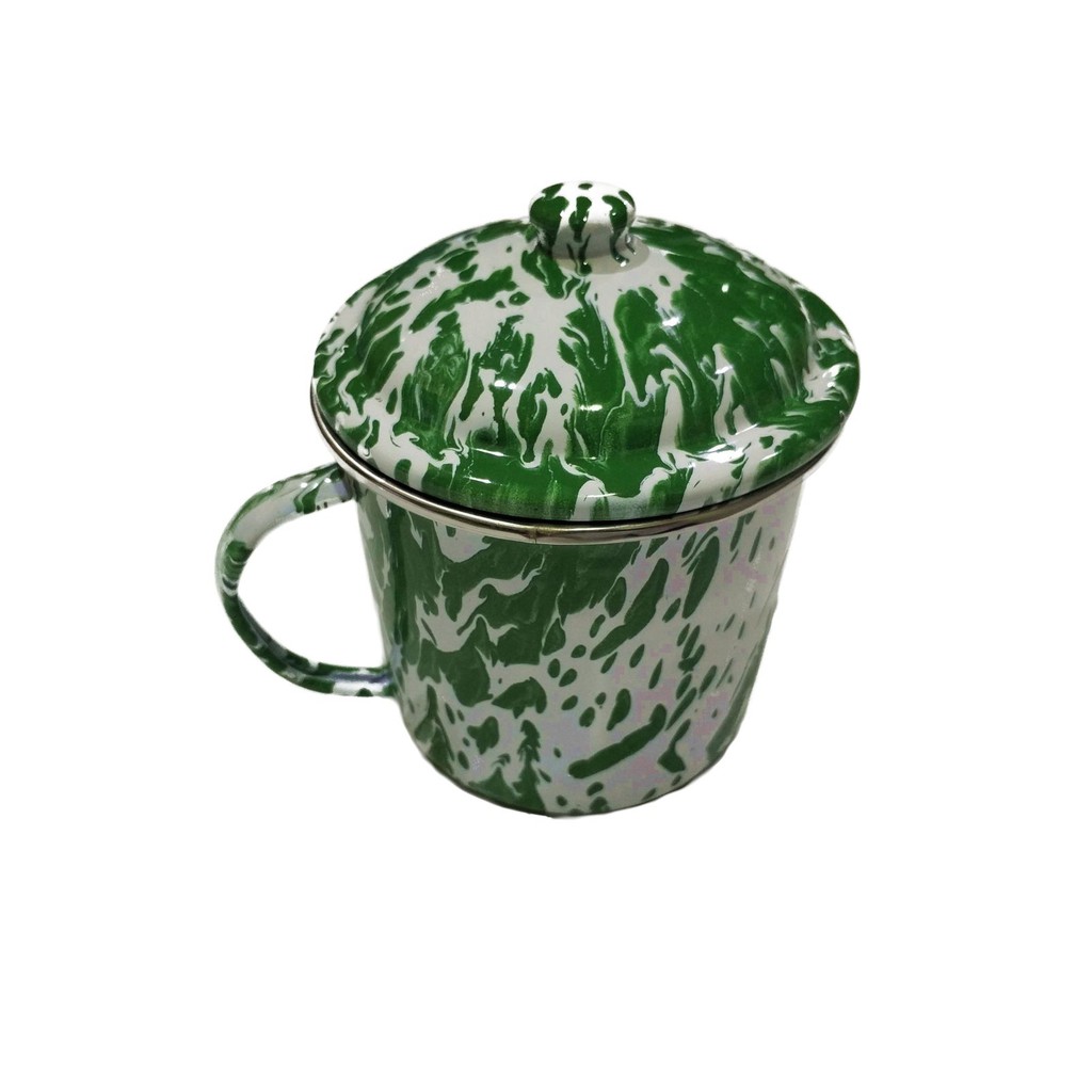 Mug Enamel Batik 10 Cm